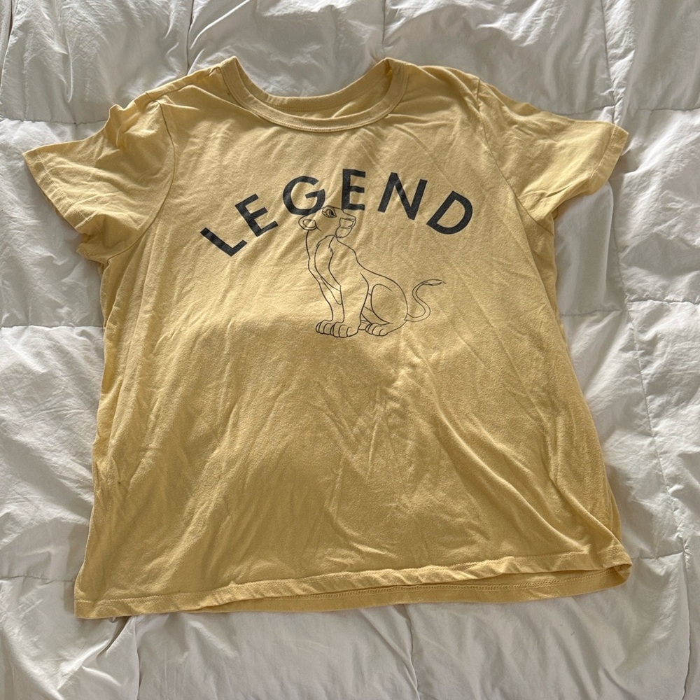 Yellow Lion King Nala ‘Legend' Graphic Disney T-Shirt